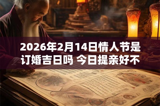 2026年2月14日情人节是订婚吉日吗 今日提亲好不好