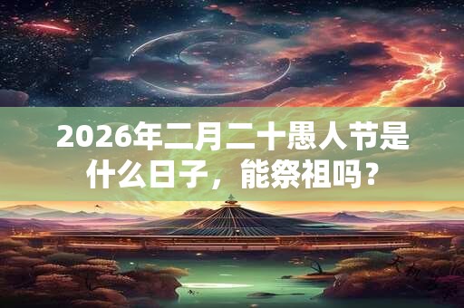2026年二月二十愚人节是什么日子,能祭祖吗? 2026年二月二十愚人节是什么日子,能祭祖吗?