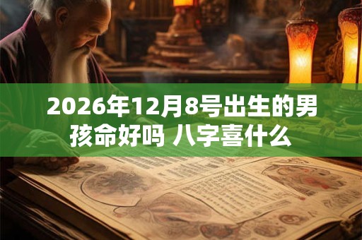 2026年12月8号出生的男孩命好吗 八字喜什么