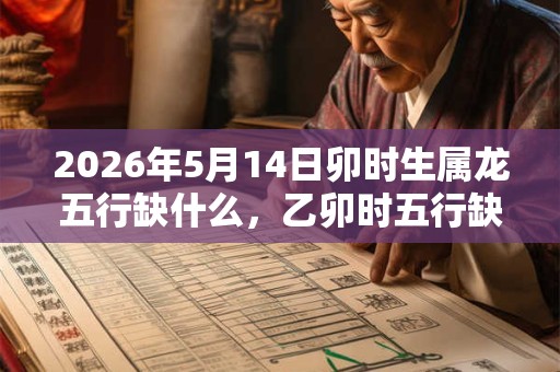 2026年5月14日卯时生属龙五行缺什么,乙卯时五行缺什么 2026年5月14日卯时生属龙五行缺什么,乙卯时五行缺什么