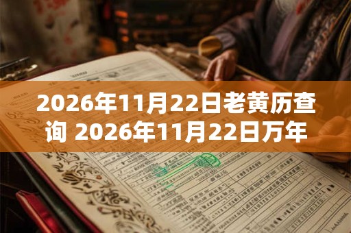 2026年11月22日老黄历查询 2026年11月22日万年历黄道吉日 2026年11月22日老黄历查询 2026年11月22日万年历黄道吉日