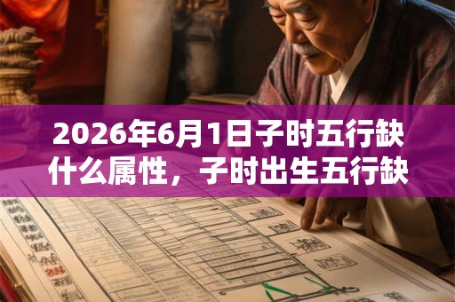 2026年6月1日子时五行缺什么属性,子时出生五行缺什么 2026年6月1日子时五行缺什么属性,子时出生五行缺什么