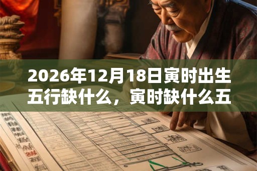 2026年12月18日寅时出生五行缺什么,寅时缺什么五行 2026年12月18日寅时出生五行缺什么,寅时缺什么五行