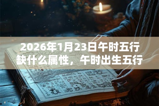 2026年1月23日午时五行缺什么属性,午时出生五行缺什么 2026年1月23日午时五行缺什么属性,午时出生五行缺什么