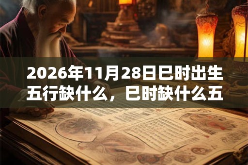 2026年11月28日巳时出生五行缺什么,巳时缺什么五行 2026年11月28日巳时出生五行缺什么,巳时缺什么五行