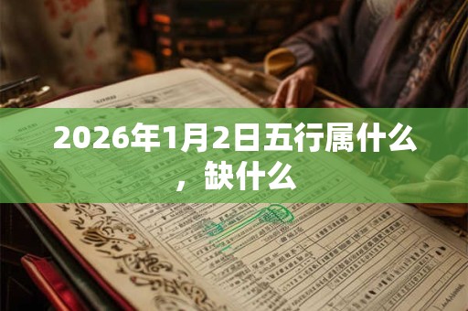 2026年1月2日五行属什么，缺什么