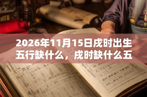 2026年11月15日戌时出生五行缺什么，戌时缺什么五行