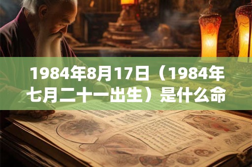 1984年8月17日(1984年七月二十一出生)是什么命_命运如何 1984年8月17日(1984年七月二十一出生)是什么命_命运如何