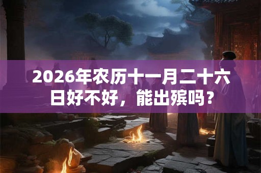 2026年农历十一月二十六日好不好，能出殡吗？