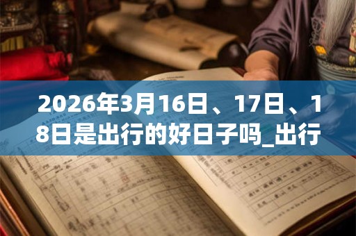 2026年3月16日、17日、18日是出行的好日子吗_出行可以吗 2026年3月16日、17日、18日是出行的好日子吗_出行可以吗