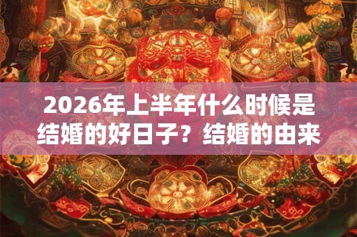 2026年上半年什么时候是结婚的好日子?结婚的由来 2026年上半年什么时候是结婚的好日子?结婚的由来