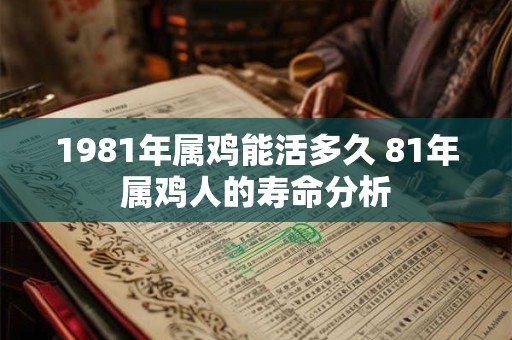 1981年属鸡能活多久 81年属鸡人的寿命分析 1981年属鸡能活多久 81年属鸡人的寿命分析