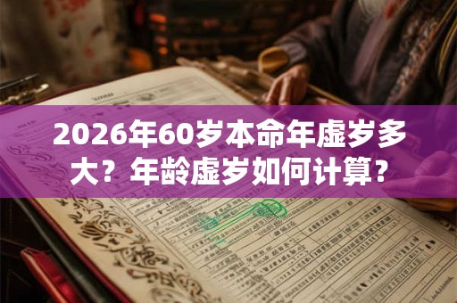 2026年60岁本命年虚岁多大?年龄虚岁如何计算? 2026年60岁本命年虚岁多大?年龄虚岁如何计算?