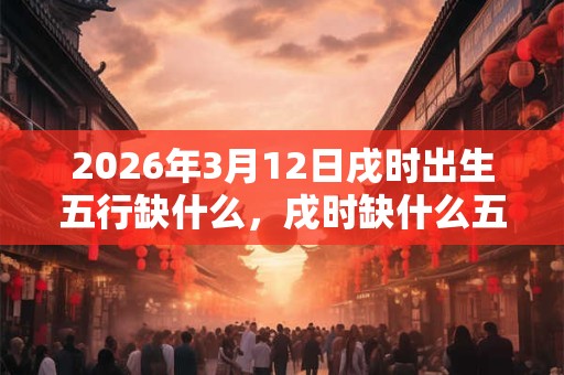 2026年3月12日戌时出生五行缺什么,戌时缺什么五行 2026年3月12日戌时出生五行缺什么,戌时缺什么五行