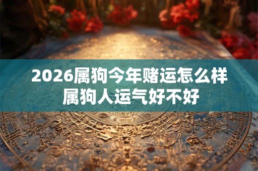 2026属狗今年赌运怎么样 属狗人运气好不好 2026属狗今年赌运怎么样 属狗人运气好不好