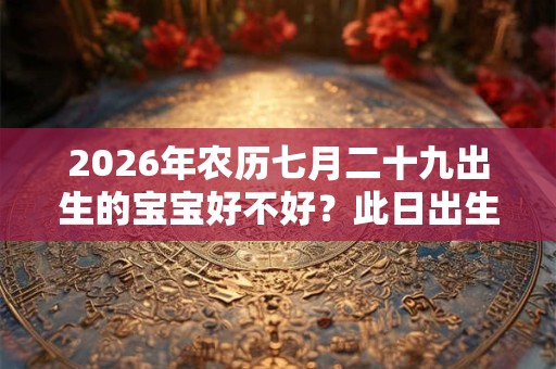 2026年农历七月二十九出生的宝宝好不好?此日出生的宝宝性格 2026年农历七月二十九出生的宝宝好不好?此日出生的宝宝性格