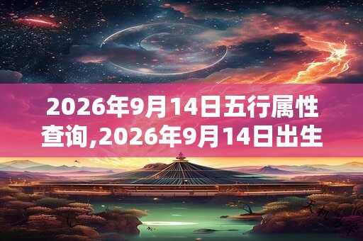 2026年9月14日五行属性查询,2026年9月14日出生五行属什么 2026年9月14日五行属性查询,2026年9月14日出生五行属什么