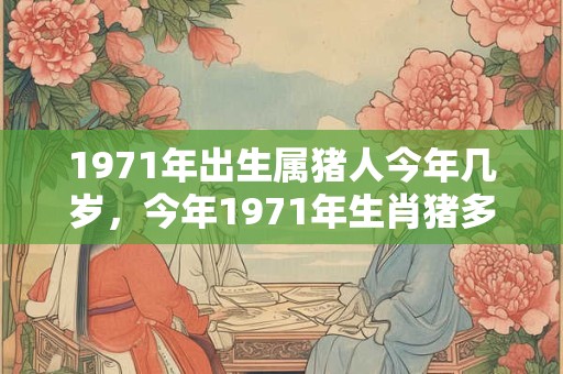 1971年出生属猪人今年几岁，今年1971年生肖猪多大