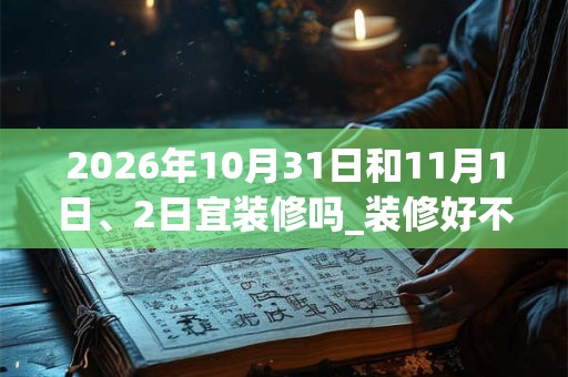 2026年10月31日和11月1日、2日宜装修吗_装修好不好 2026年10月31日和11月1日、2日宜装修吗_装修好不好