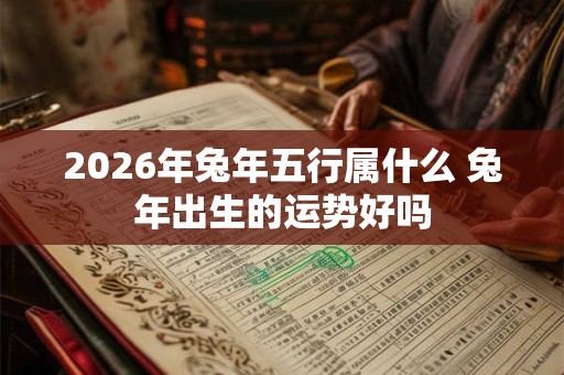 2026年兔年五行属什么 兔年出生的运势好吗 2026年兔年五行属什么 兔年出生的运势好吗