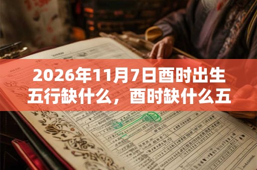 2026年11月7日酉时出生五行缺什么,酉时缺什么五行 2026年11月7日酉时出生五行缺什么,酉时缺什么五行
