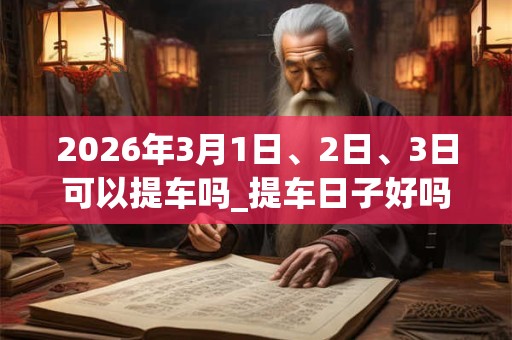 2026年3月1日、2日、3日可以提车吗_提车日子好吗 2026年3月1日、2日、3日可以提车吗_提车日子好吗