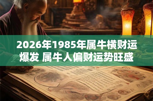 2026年1985年属牛横财运爆发 属牛人偏财运势旺盛吗 2026年1985年属牛横财运爆发 属牛人偏财运势旺盛吗