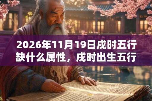 2026年11月19日戌时五行缺什么属性,戌时出生五行缺什么 2026年11月19日戌时五行缺什么属性,戌时出生五行缺什么