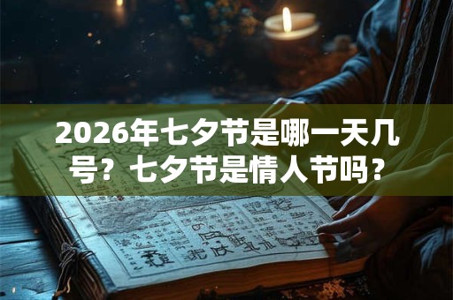 2026年七夕节是哪一天几号?七夕节是情人节吗? 2026年七夕节是哪一天几号?七夕节是情人节吗?