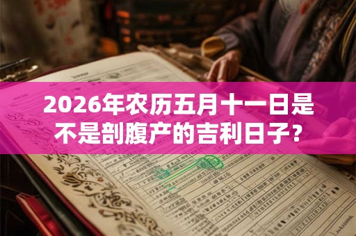 2026年农历五月十一日是不是剖腹产的吉利日子? 2026年农历五月十一日是不是剖腹产的吉利日子?