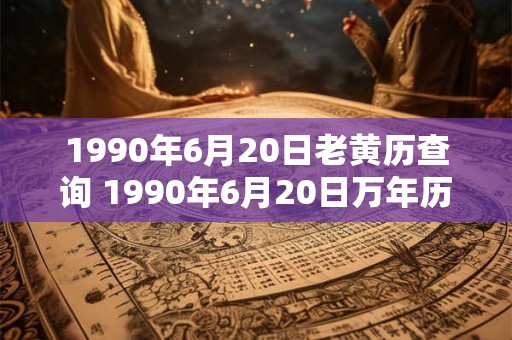 1990年6月20日老黄历查询 1990年6月20日万年历黄道吉日 1990年6月20日老黄历查询 1990年6月20日万年历黄道吉日