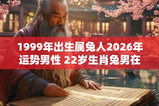 1999年出生属兔人2026年运势男性 22岁生肖兔男在2026年运气如何 1999年出生属兔人2026年运势男性 22岁生肖兔男在2026年运气如何