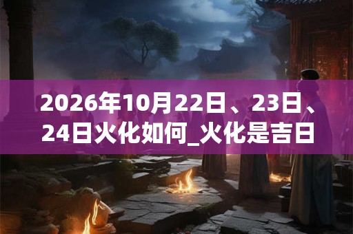 2026年10月22日、23日、24日火化如何_火化是吉日吗 2026年10月22日、23日、24日火化如何_火化是吉日吗