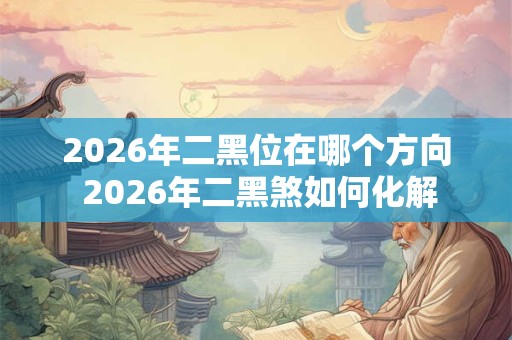 2026年二黑位在哪个方向 2026年二黑煞如何化解 2026年二黑位在哪个方向 2026年二黑煞如何化解