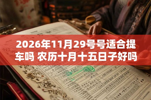 2026年11月29号号适合提车吗 农历十月十五日子好吗 2026年11月29号号适合提车吗 农历十月十五日子好吗