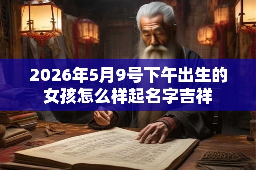 2026年5月9号下午出生的女孩怎么样起名字吉祥 2026年5月9号下午出生的女孩怎么样起名字吉祥