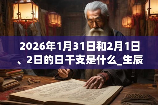 2026年1月31日和2月1日、2日的日干支是什么_生辰八字 2026年1月31日和2月1日、2日的日干支是什么_生辰八字