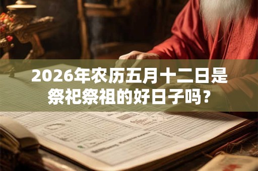 2026年农历五月十二日是祭祀祭祖的好日子吗? 2026年农历五月十二日是祭祀祭祖的好日子吗?