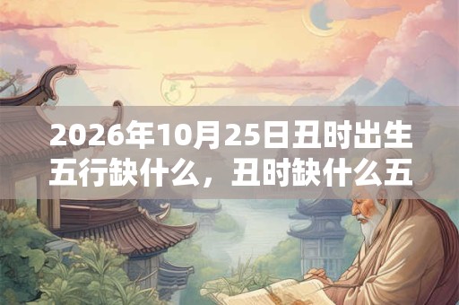 2026年10月25日丑时出生五行缺什么,丑时缺什么五行 2026年10月25日丑时出生五行缺什么,丑时缺什么五行