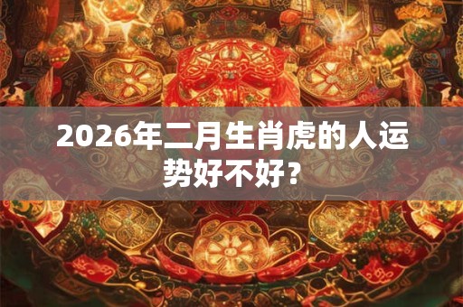 2026年二月生肖虎的人运势好不好？