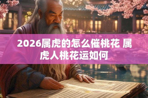 2026属虎的怎么催桃花 属虎人桃花运如何 2026属虎的怎么催桃花 属虎人桃花运如何