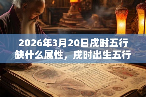 2026年3月20日戌时五行缺什么属性,戌时出生五行缺什么 2026年3月20日戌时五行缺什么属性,戌时出生五行缺什么