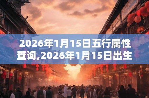 2026年1月15日五行属性查询,2026年1月15日出生五行属什么 2026年1月15日五行属性查询,2026年1月15日出生五行属什么