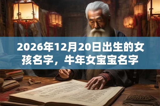 2026年12月20日出生的女孩名字,牛年女宝宝名字 2026年12月20日出生的女孩名字,牛年女宝宝名字