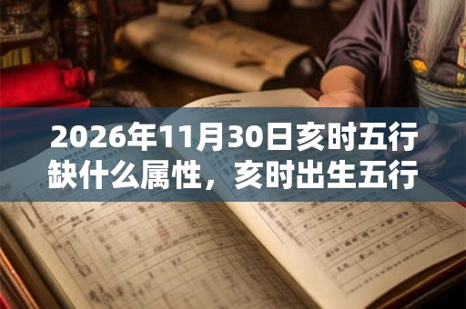 2026年11月30日亥时五行缺什么属性,亥时出生五行缺什么 2026年11月30日亥时五行缺什么属性,亥时出生五行缺什么