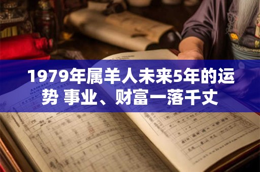 1979年属羊人未来5年的运势 事业、财富一落千丈 1979年属羊人未来5年的运势 事业、财富一落千丈