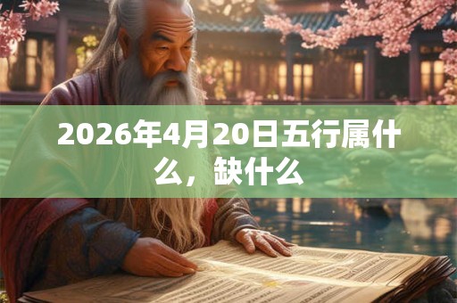 2026年4月20日五行属什么,缺什么 2026年4月20日五行属什么,缺什么