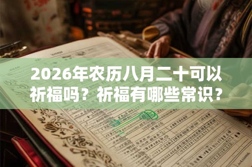 2026年农历八月二十可以祈福吗?祈福有哪些常识? 2026年农历八月二十可以祈福吗?祈福有哪些常识?