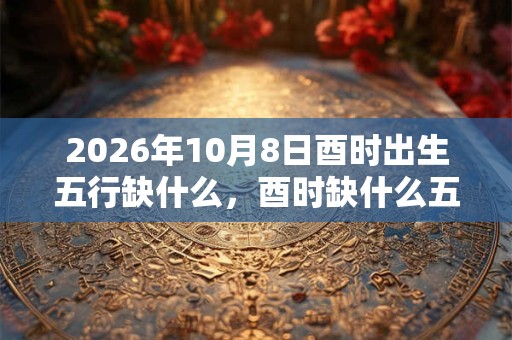 2026年10月8日酉时出生五行缺什么,酉时缺什么五行 2026年10月8日酉时出生五行缺什么,酉时缺什么五行