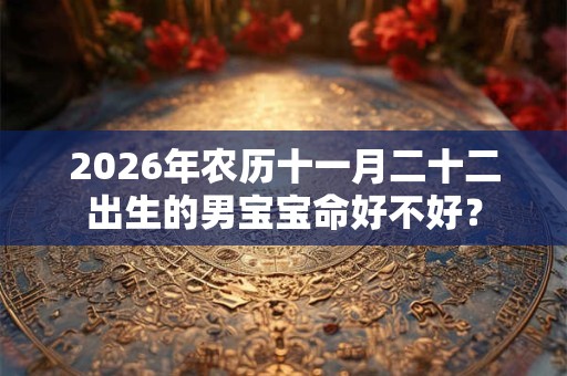 2026年农历十一月二十二出生的男宝宝命好不好? 2026年农历十一月二十二出生的男宝宝命好不好?